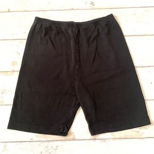 Girls 14/16 Black Biker Shorts Athletic Wear Honors Brand Size 14 16